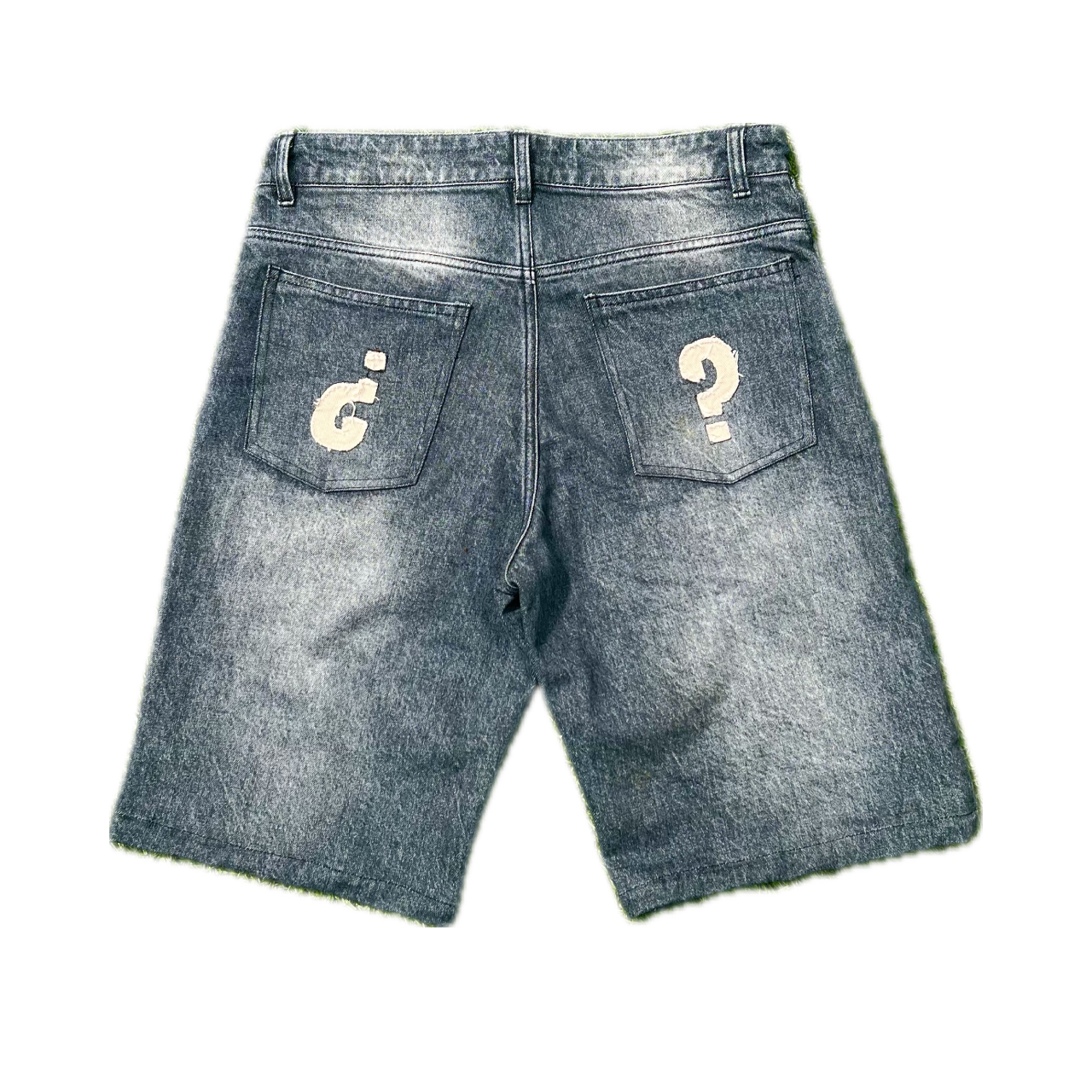 Abstruse Distressed Denim Shorts